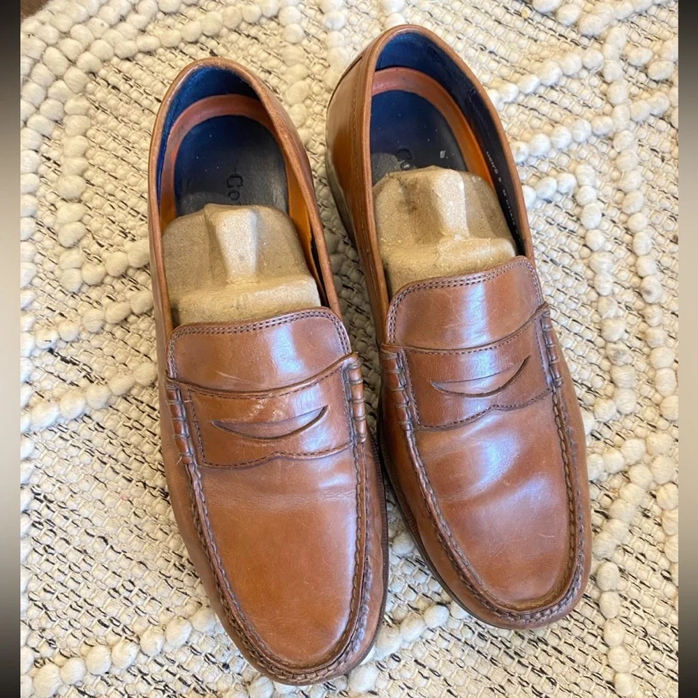 Cole Haan Men’s‎ Leather Dress Slip On Shoes Size 9